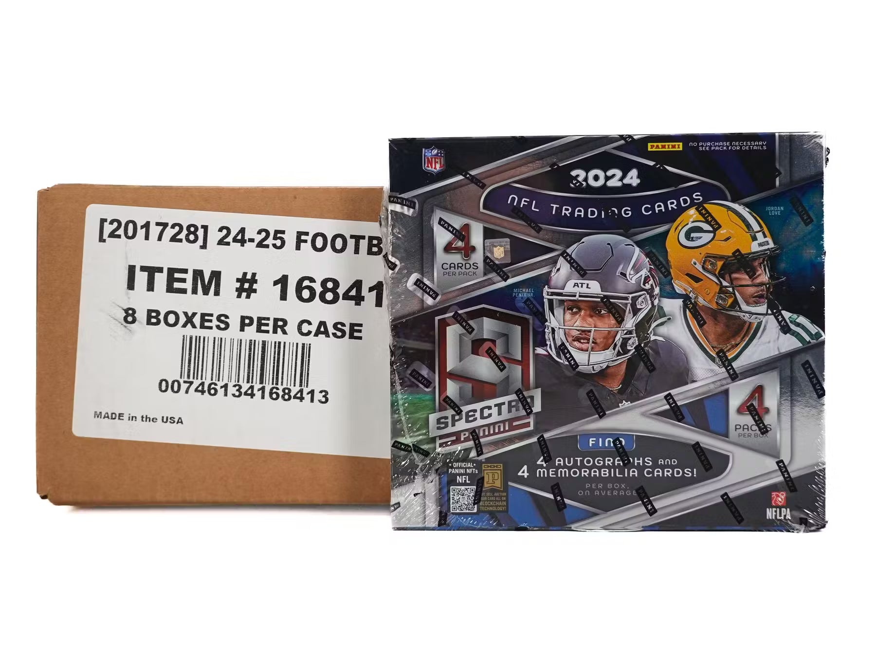 2024 Panini Spectra Football Hobby 8-Box Case