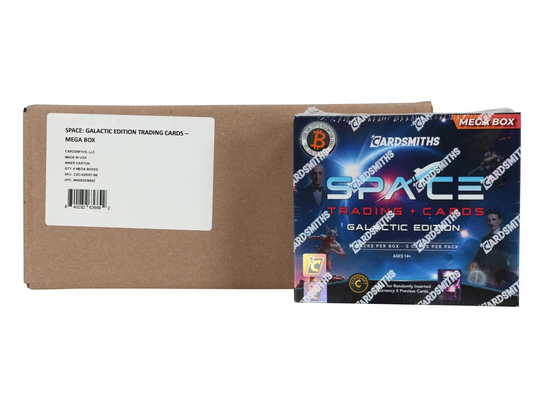 2025 Cardsmiths Currency Space Trading Cards Mega 6-Box Case