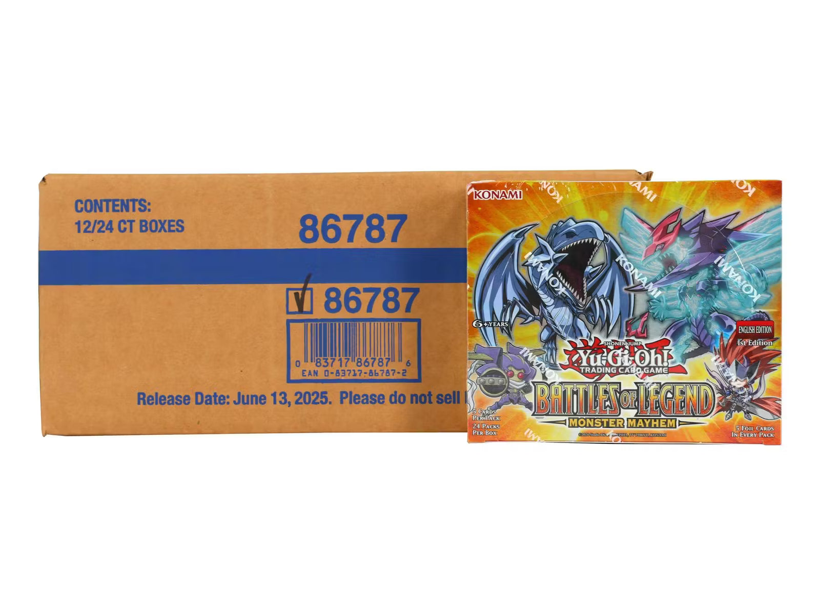 yugioh battles of legend monster mayhem booster box Yu-Gi-Oh Battles of Legend: Monster Mayhem Booster 12-Box Case – The Awesome Card Shop