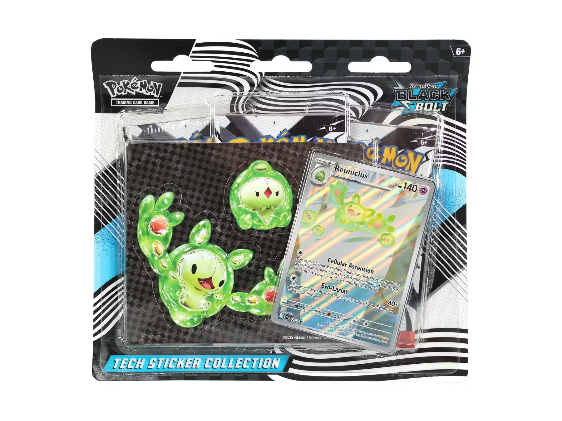 Pokemon Scarlet & Violet: Black Bolt Tech Sticker Collection Pack