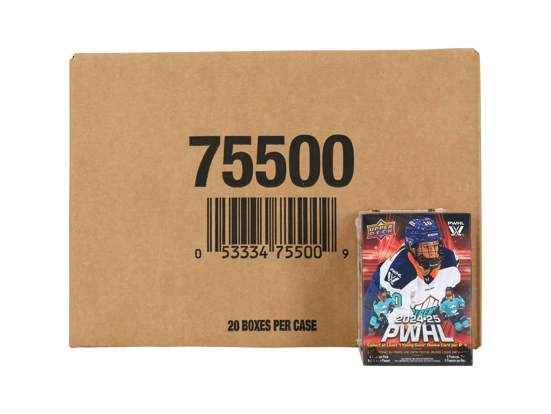2025 Upper Deck PWHL Hockey 5-Pack Blaster 20-Box Case