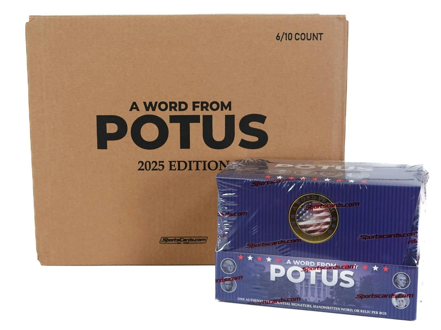 2025 A Word From POTUS Hobby 6-Display Case