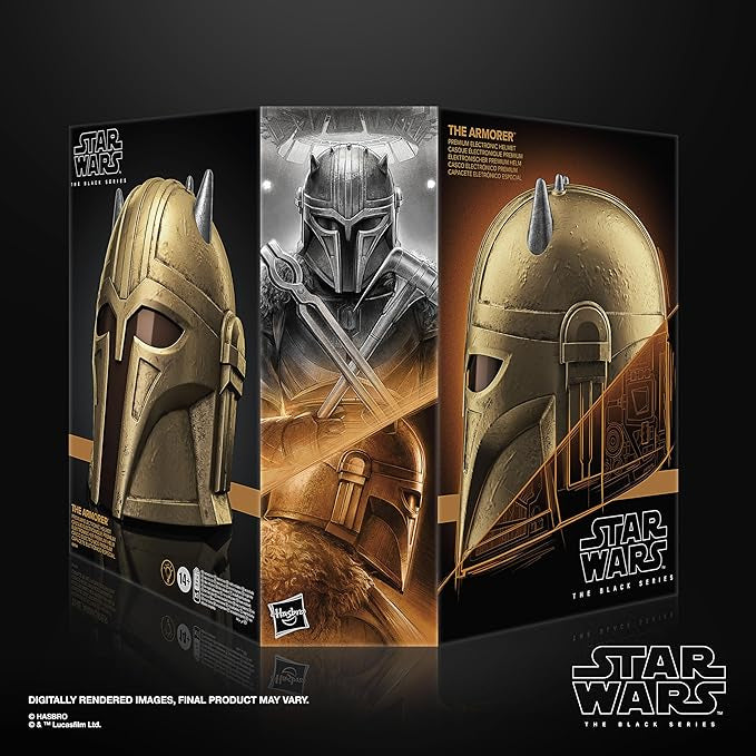 Star Wars The Black Series The Armorer Premium Electronic Helmet