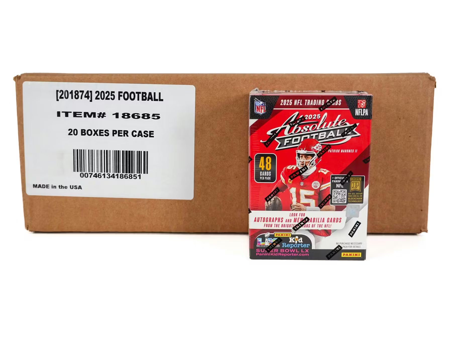2025 Panini Absolute Football Hobby Blaster 20-Box Case