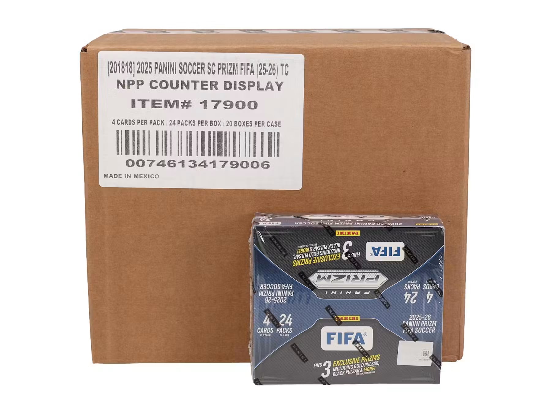 2025-26 Panini Prizm FIFA Soccer 24-Pack Retail 20-Box Case