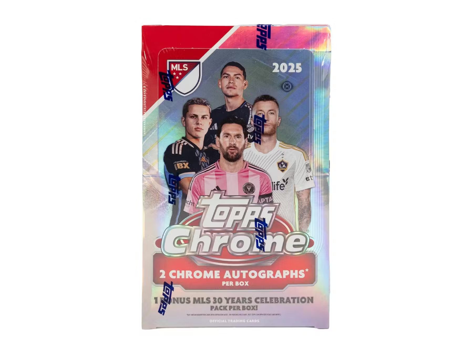 2025 Topps MLS Major League Soccer Chrome Hobby Box