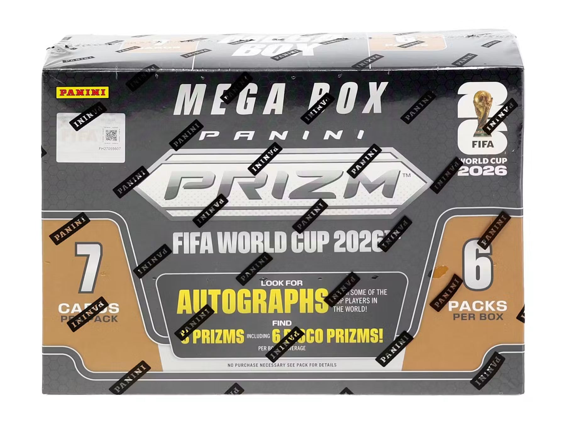 2026 Panini Prizm FIFA World Cup Soccer Mega Hobby Box