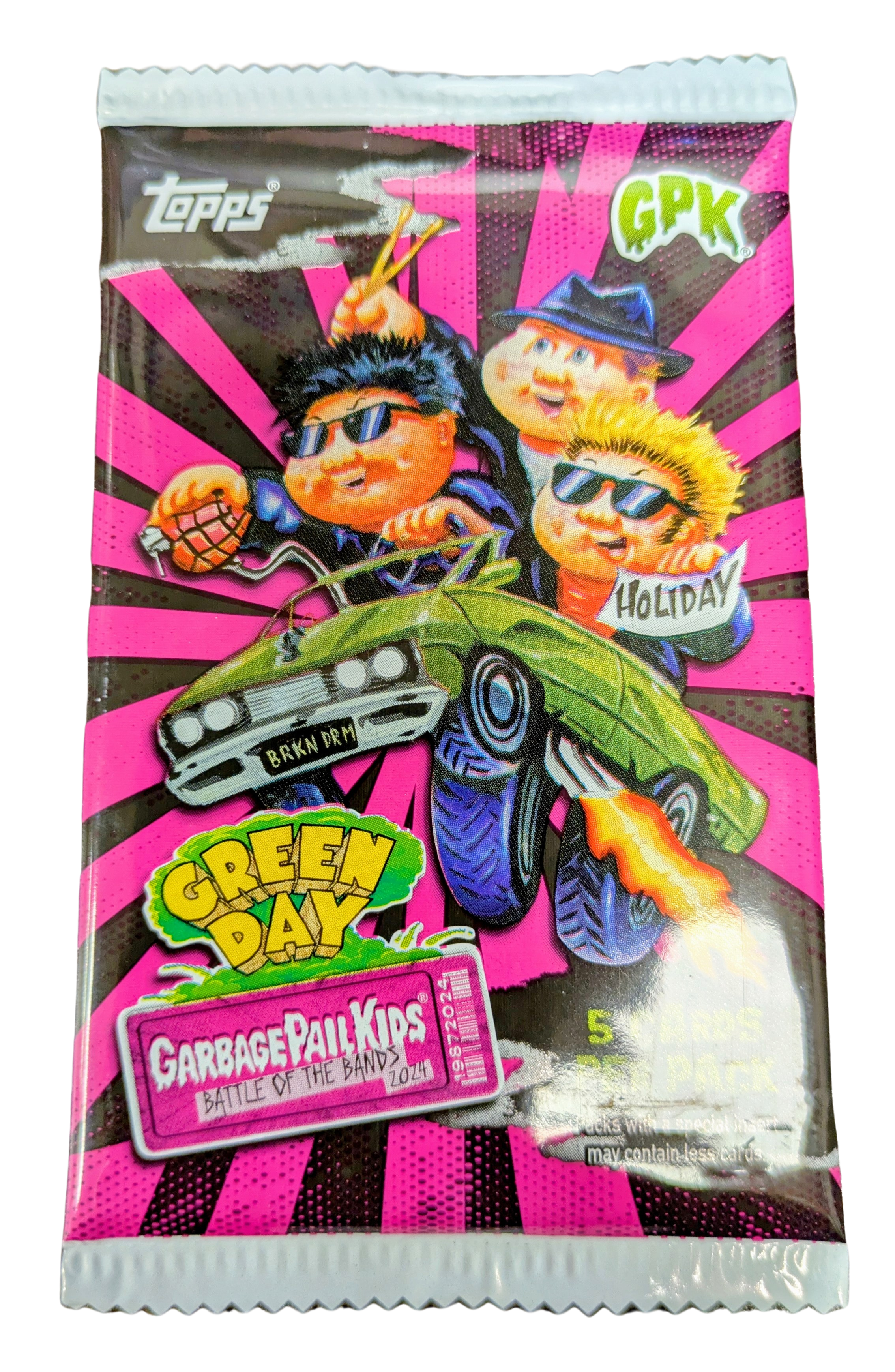 2024 Topps Garbage Pail Kids Battle Of The Bands: Green Day Hobby Pack