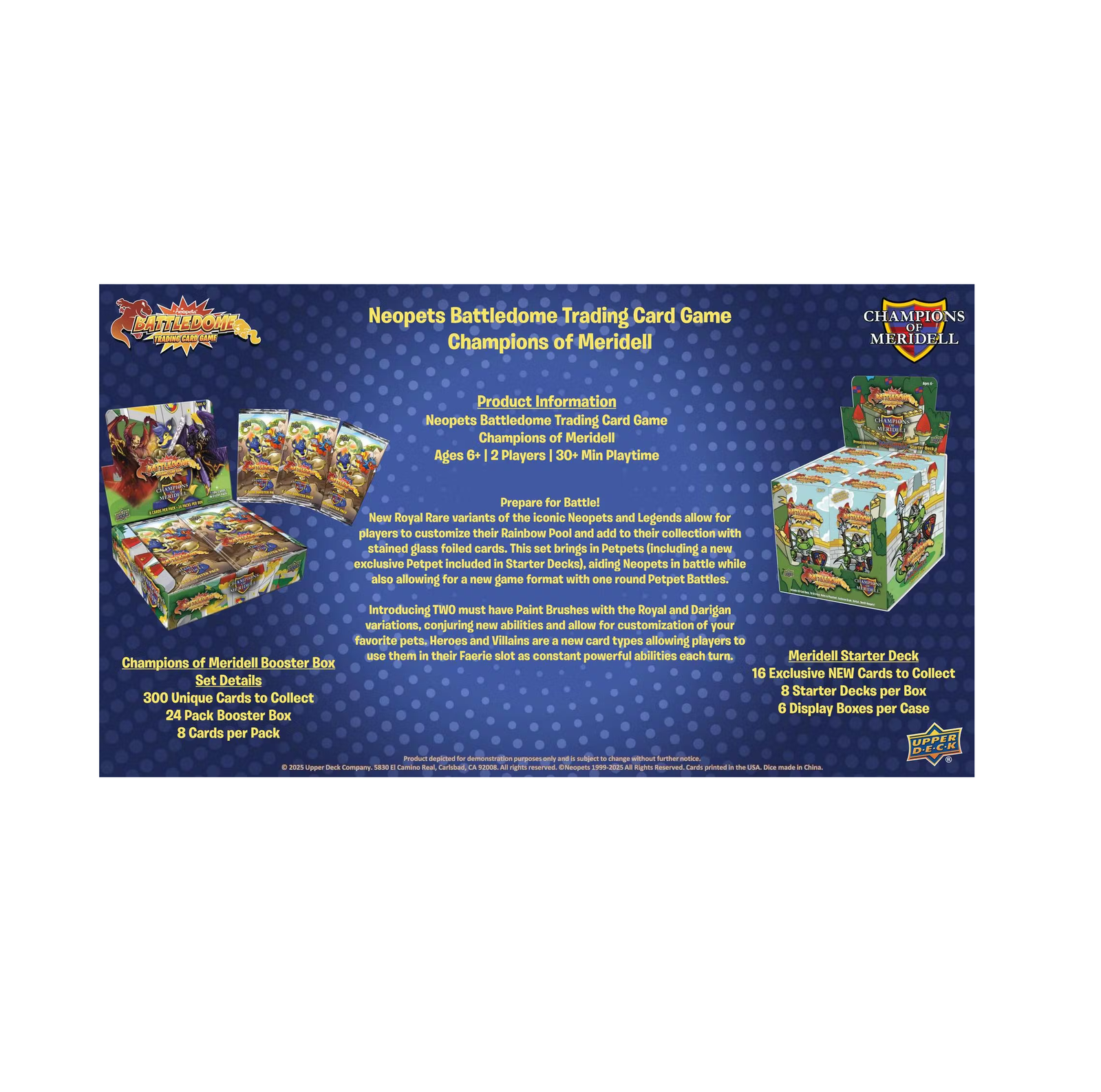 Neopets Battledome Champions of Meridell Booster Box Neopets Battledome Champions of Meridell Booster Box
