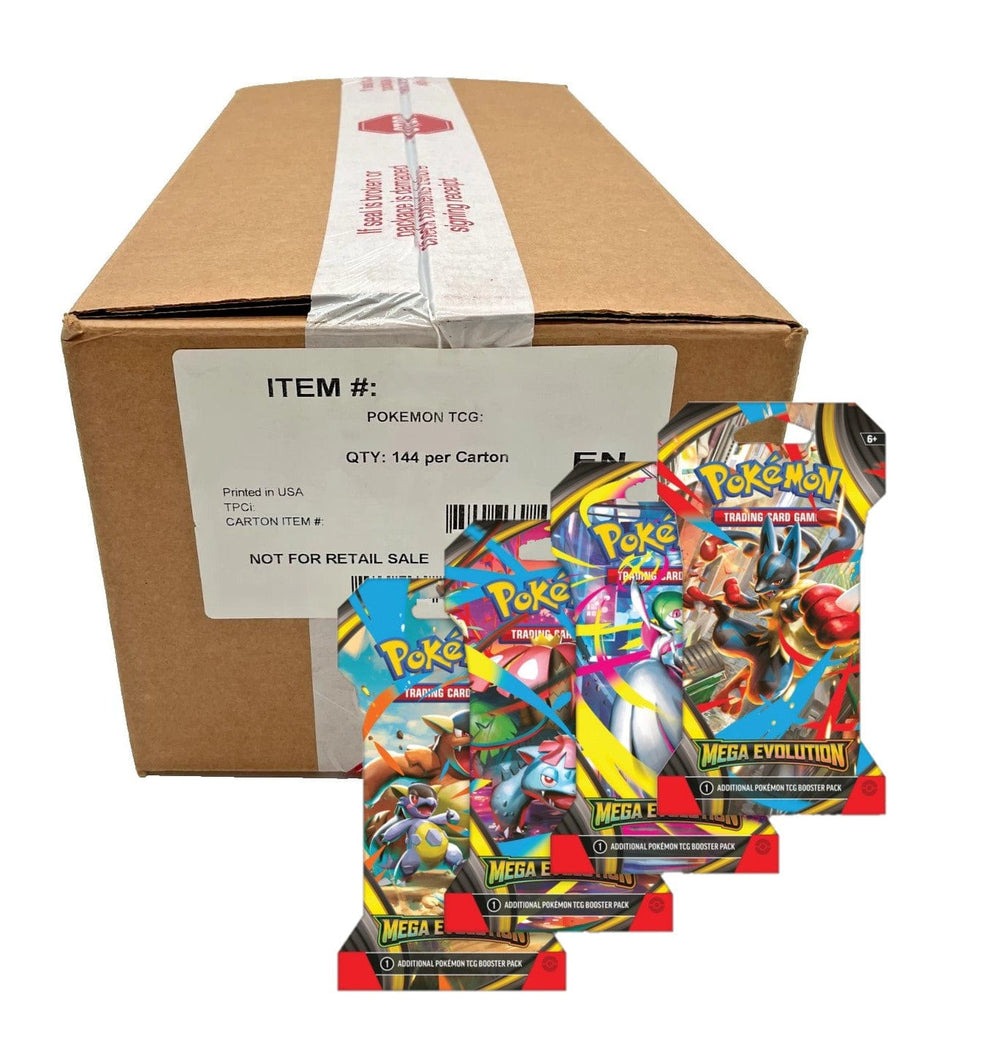 Pokemon Mega Evolution Sleeved Booster 144-Pack Case