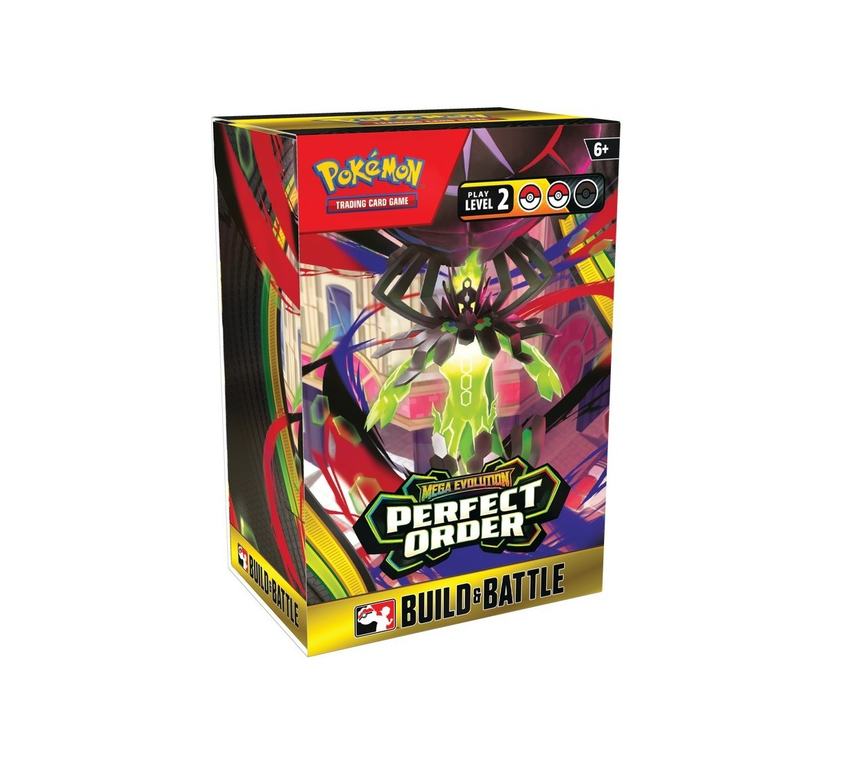 Pokemon Mega Evolution Perfect Order Build & Battle Deck Box