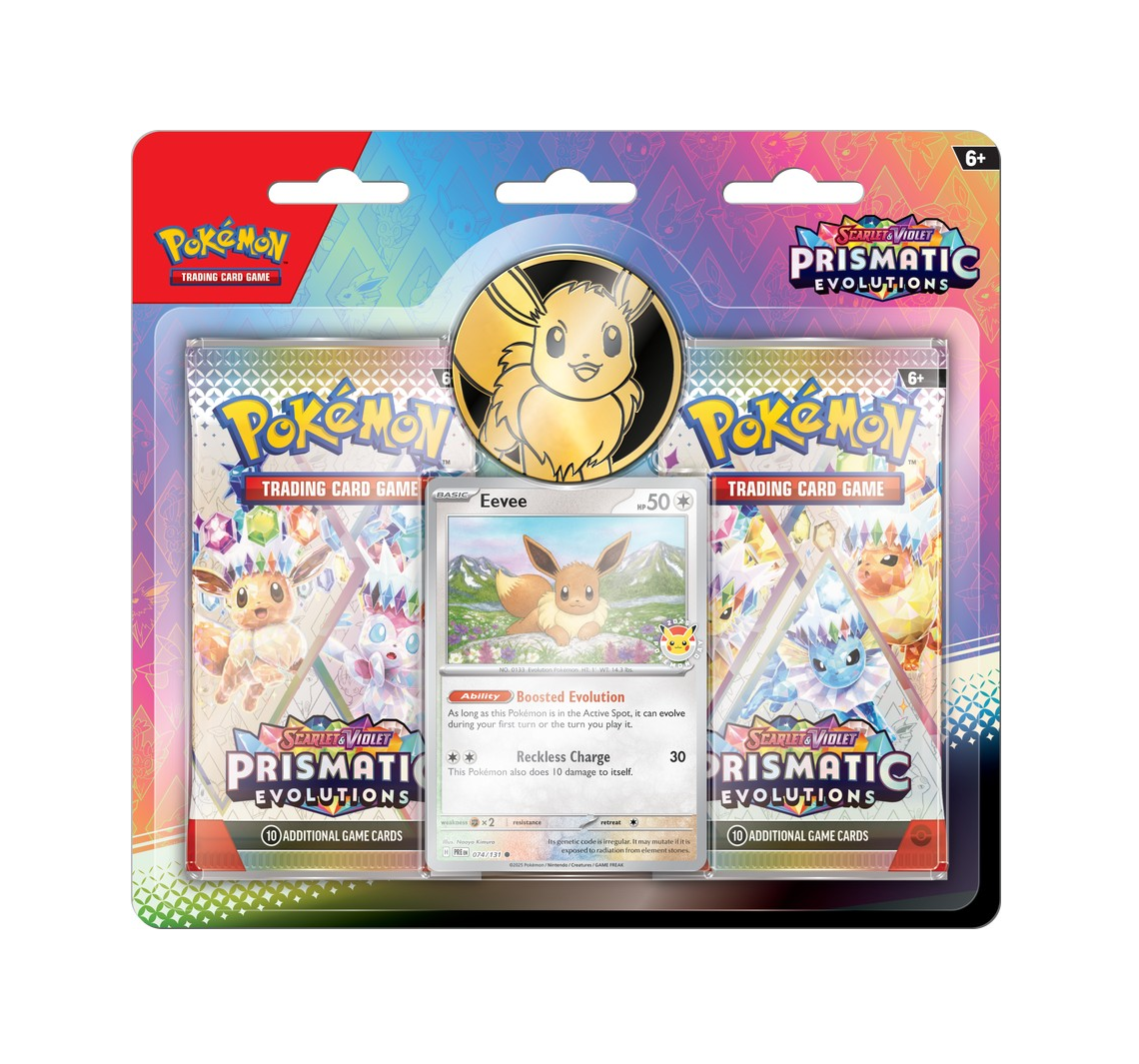 Pokemon Scarlet & Violet Prismatic Evolutions 2-Pack Blister