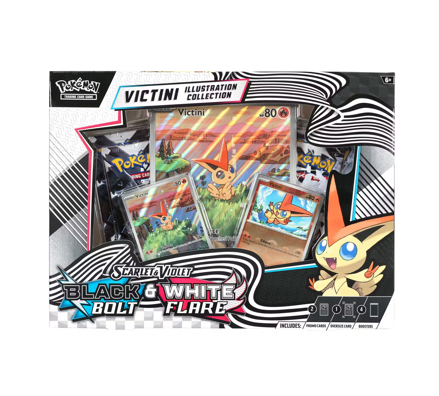 Pokemon Scarlet & Violet Unova Victini Illustration Collection Box