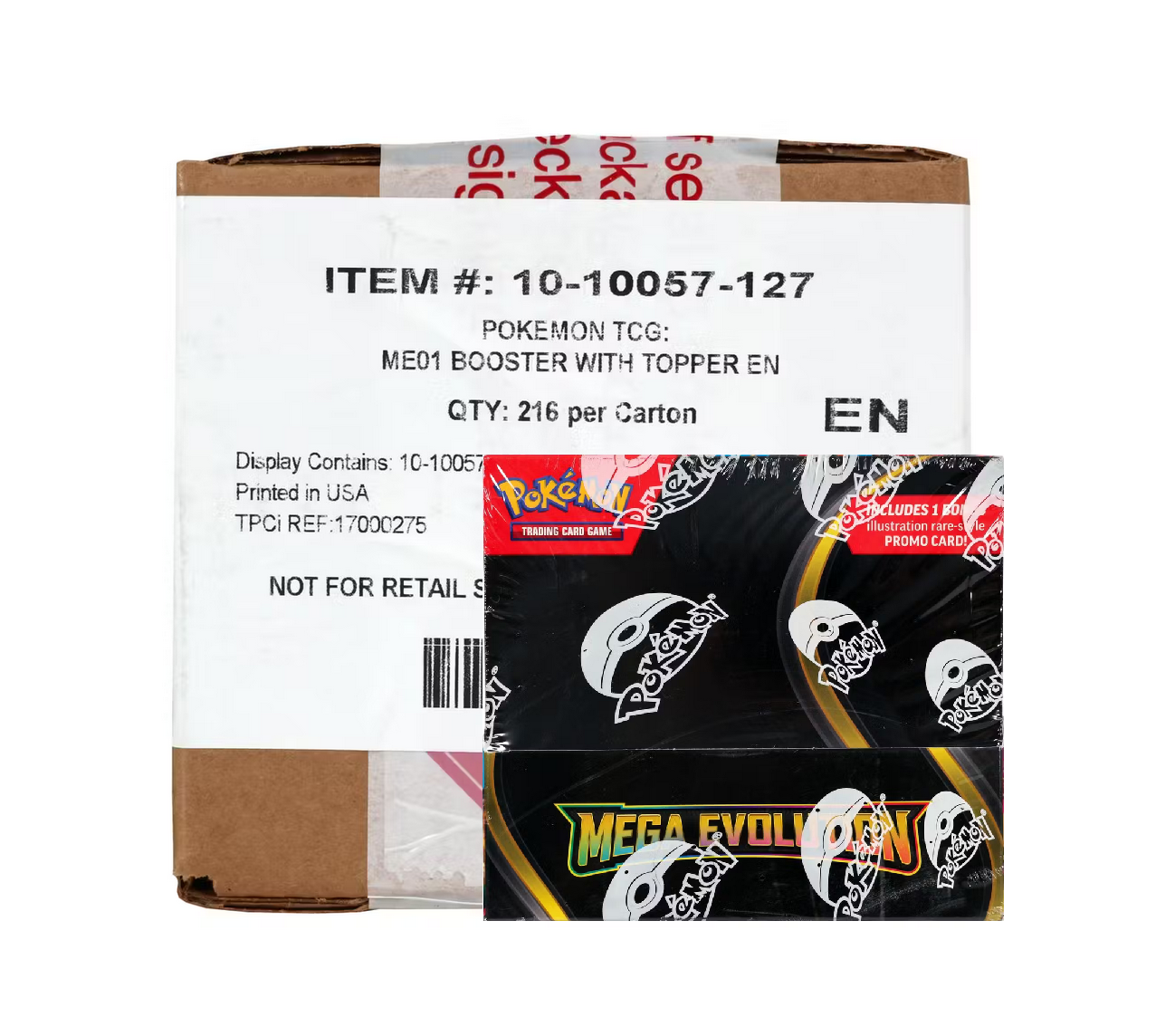 Pokemon Mega Evolution Enhanced Booster 6-Box Case