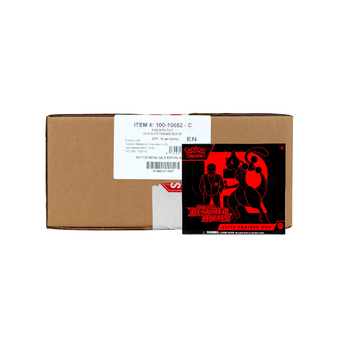 Pokemon Scarlet & Violet Destined Rivals Elite Trainer 10-Box Case – The  Awesome Card Shop