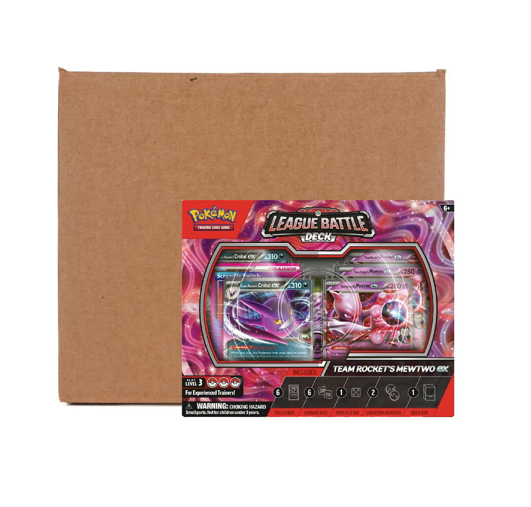 Pokemon Team Rocket's Mewtwo EX League Battle Deck 6-Box Case