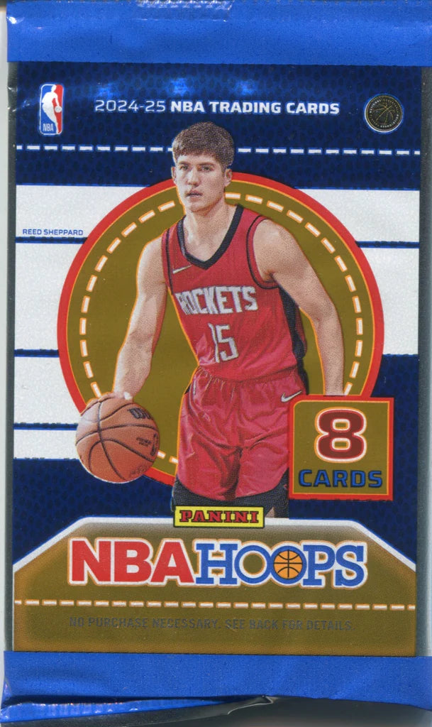 2024-25 Panini NBA Hoops Basketball Hobby Pack