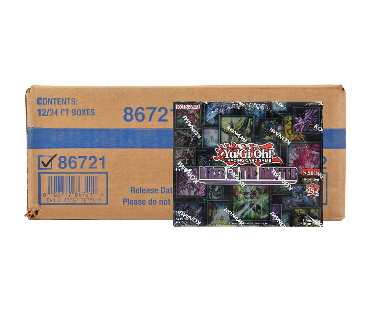 maze of masters booster box Yu-Gi-Oh! Maze of the Master Booster 12-Box Case – The Awesome Card Shop
