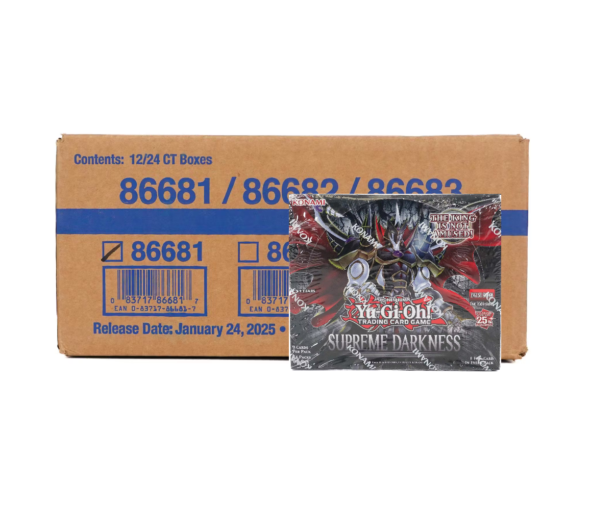 Yu-Gi-Oh! Supreme Darkness Booster 12-Box Case The Awesome Card Shop Yu-Gi-Oh! Supreme Darkness Booster 12-Box Case The Awesome Card Shop