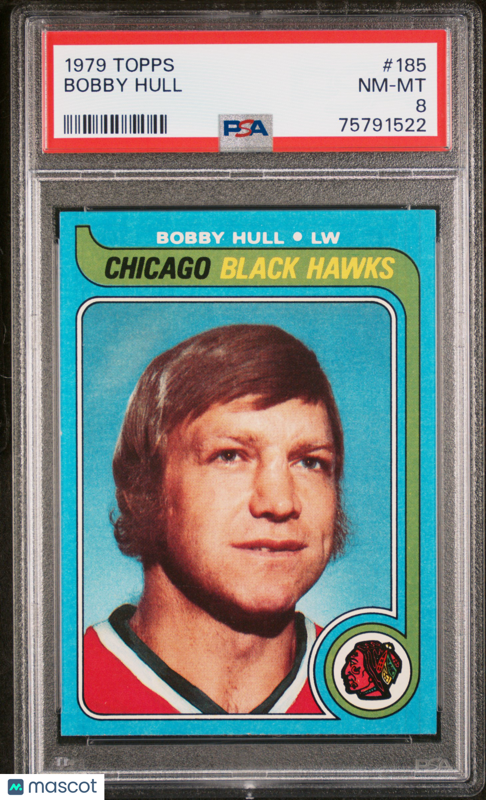 1979 Topps Bobby Hull #185 PSA 8
