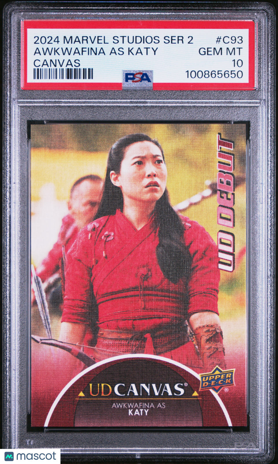 2024 Upper Deck Marvel Studios Series 2 Katy Awkwafina #C93 PSA 10