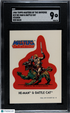 1984 Topps Masters Of The Universe He-Man & Battle Cat #19 SGC 9