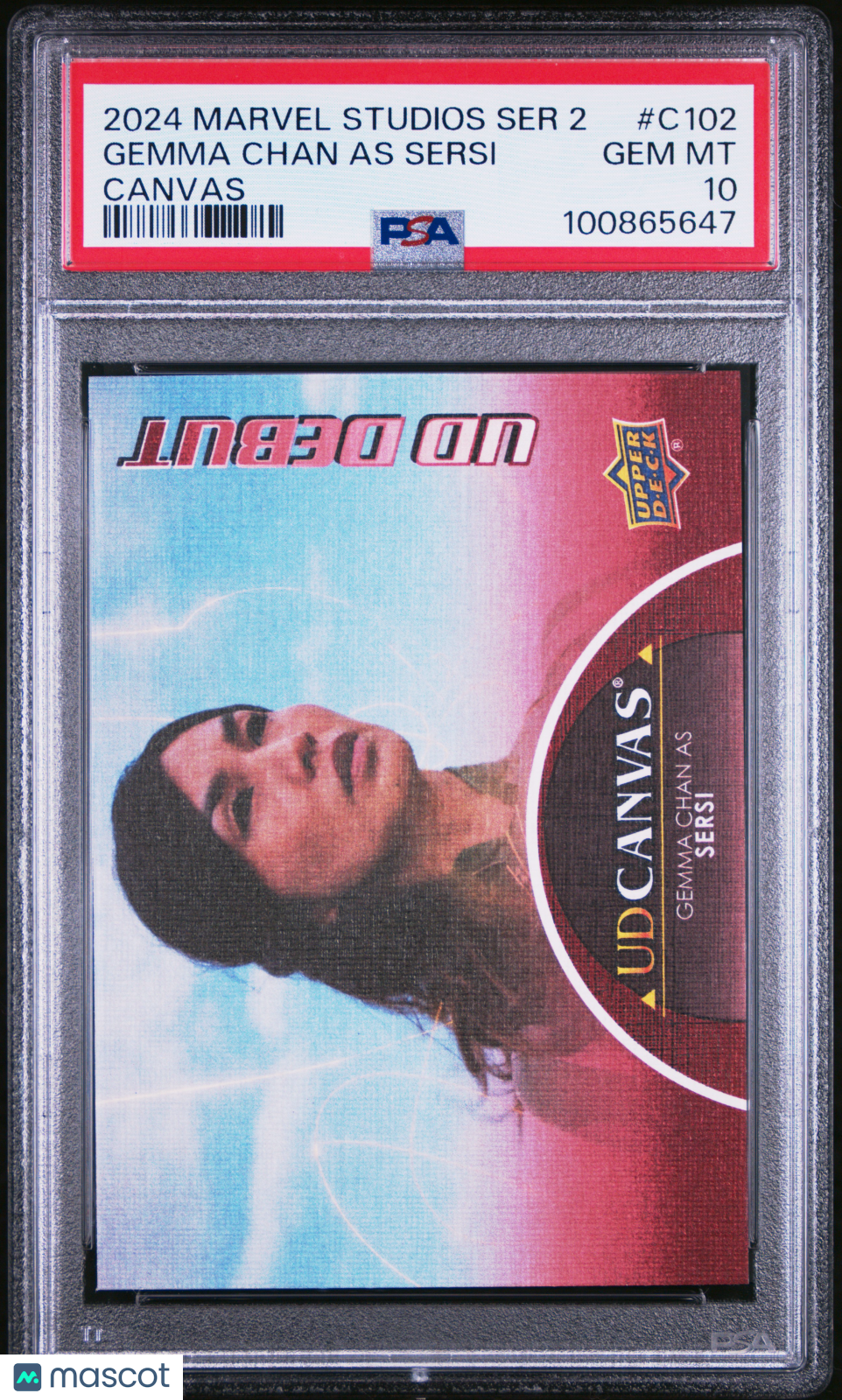 2024 Upper Deck Marvel Studios Sersi Chan #C102 PSA 10