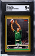 2006 Topps Larry Bird #33 3 PT Shootout Low Angle Gold SGC 9