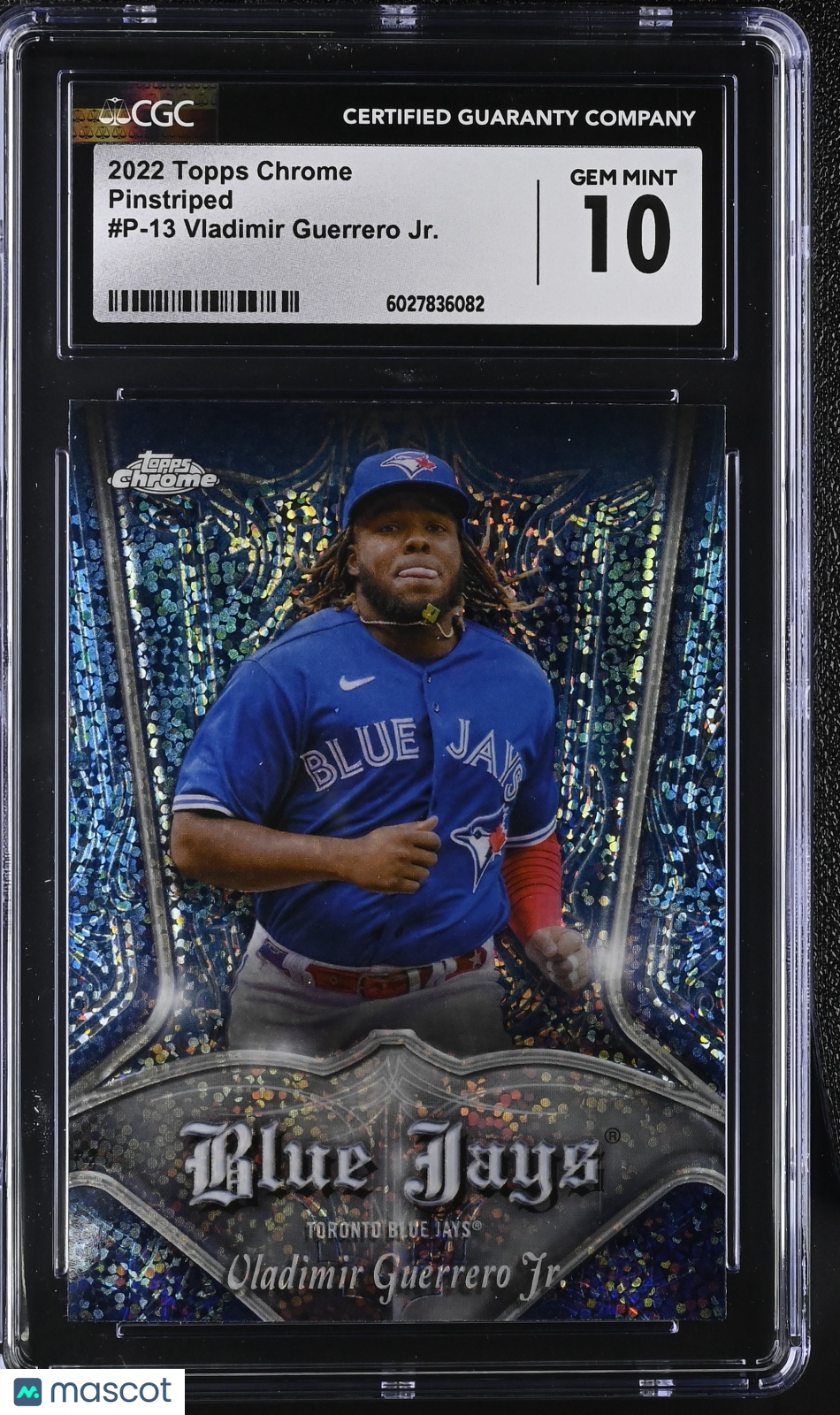 2022 Topps Chrome Vladimir Guerrero Jr. #P-13 Pinstriped CGC 10
