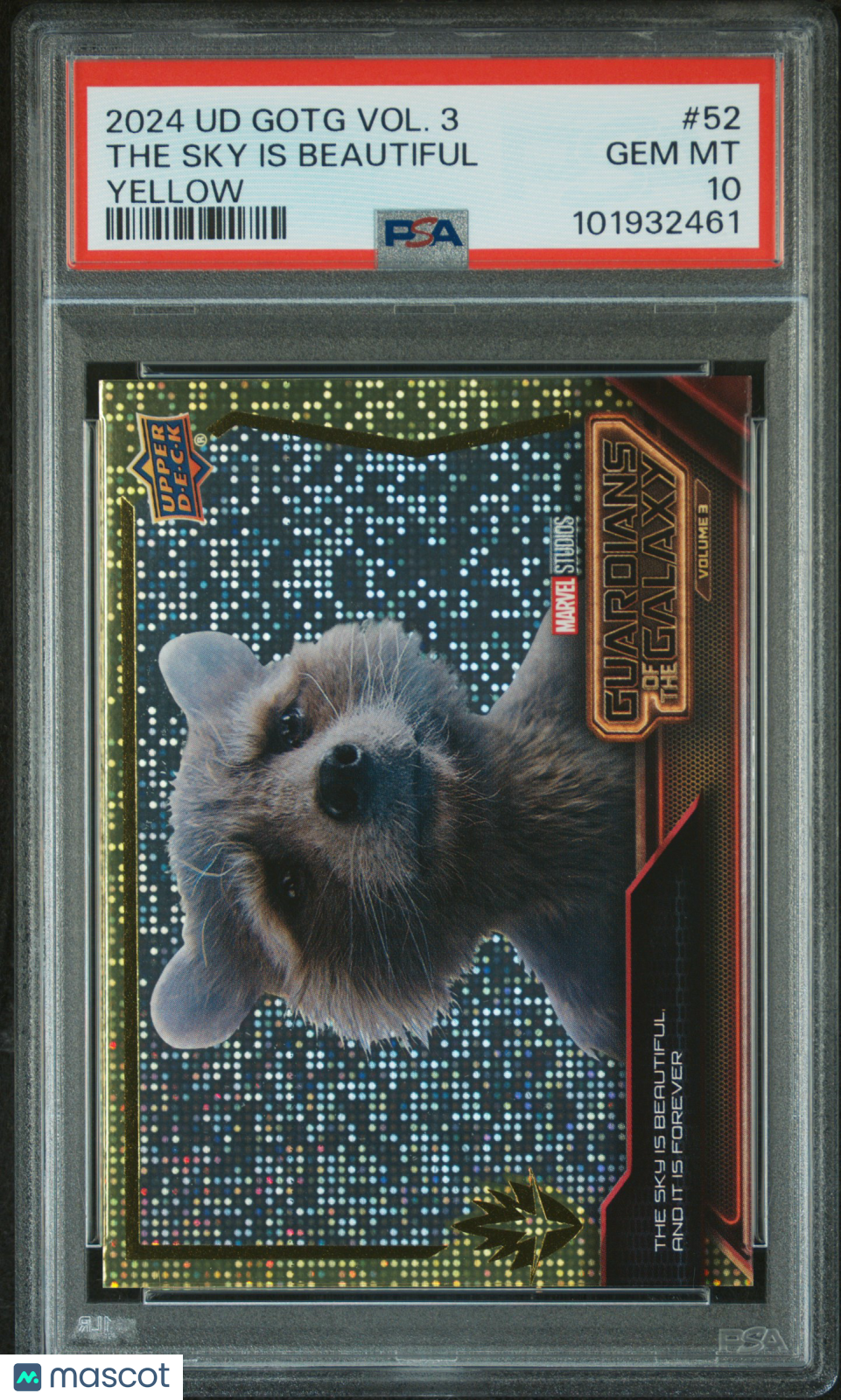 2024 Upper Deck Guardians Of The Galaxy Vol. 3 The Sky Is Beautiful #52 PSA 10