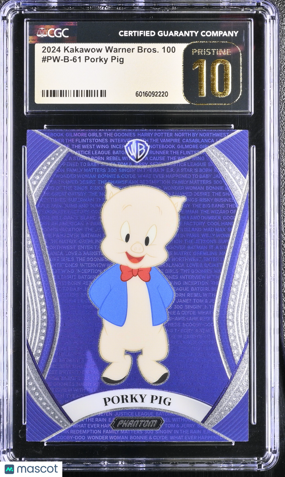 2024 Kakawow Warner Bros. 100 Porky Pig #PW-B-61 CGC 10