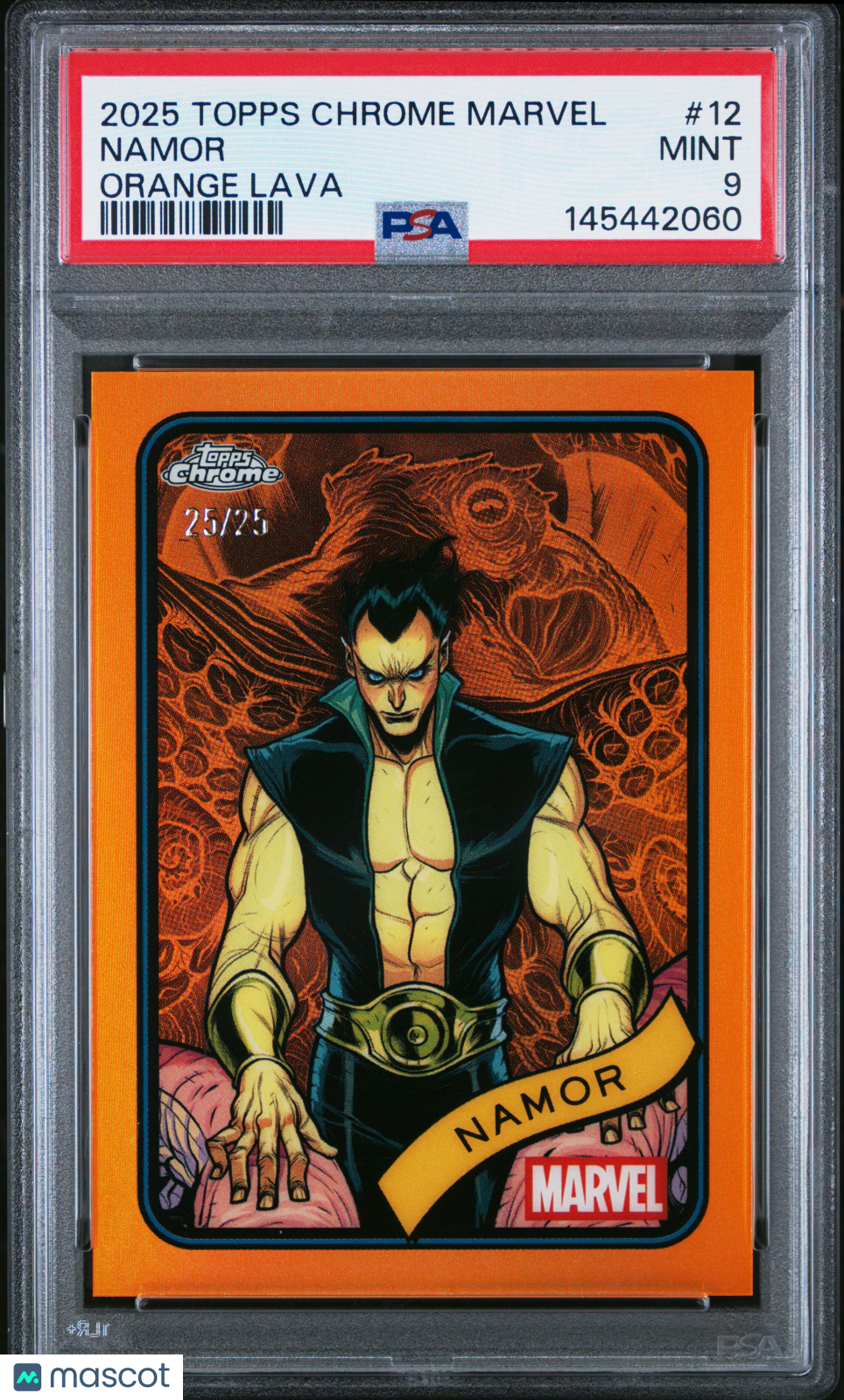 2025 Topps Chrome Marvel Namor #12 PSA 9