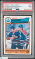 1983 O-Pee-Chee W. Gretzky M. Messier #23 Oilers Highlights PSA 7