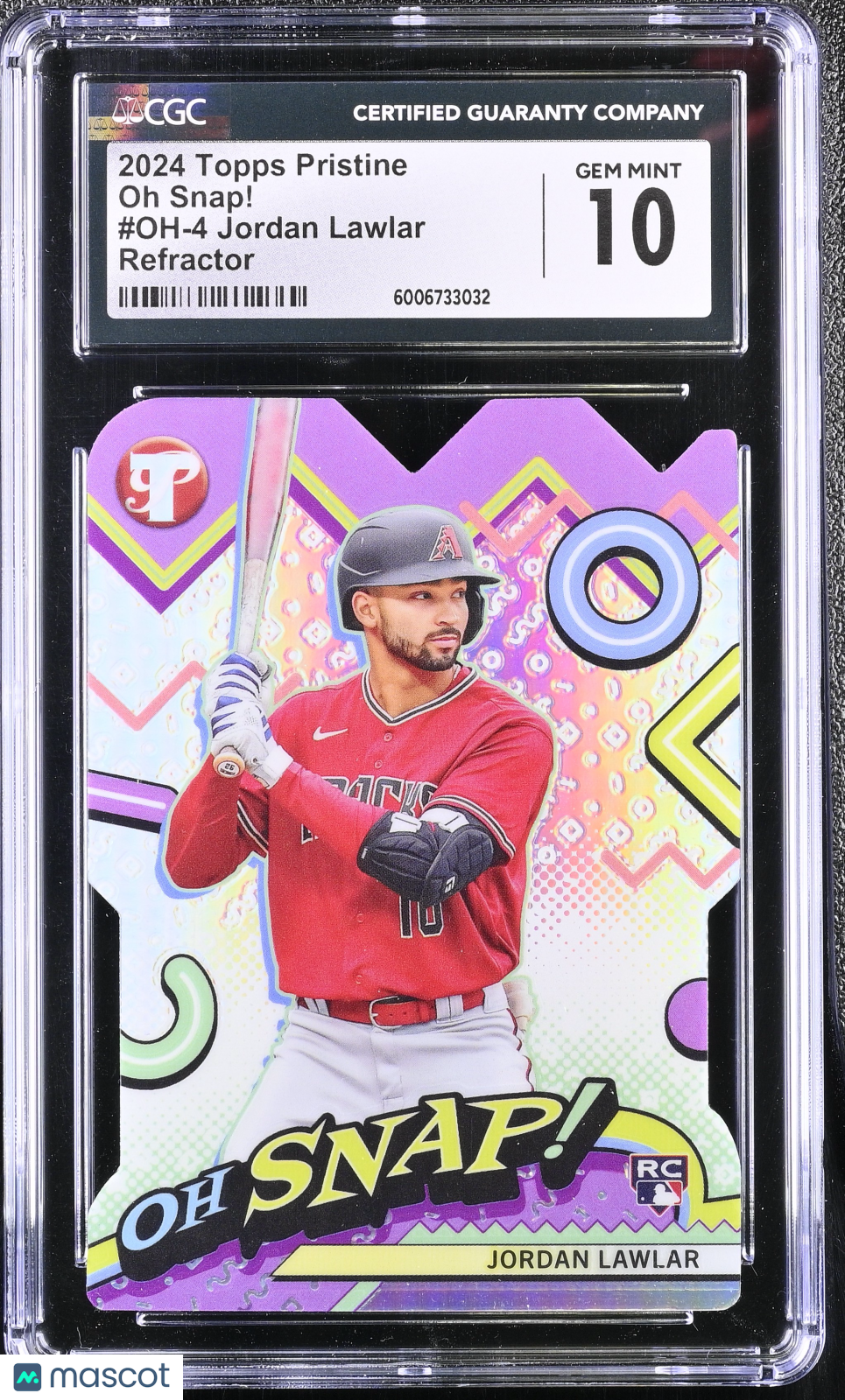 2024 Topps Pristine Jordan Lawlar #OH-4 Oh Snap! CGC 10