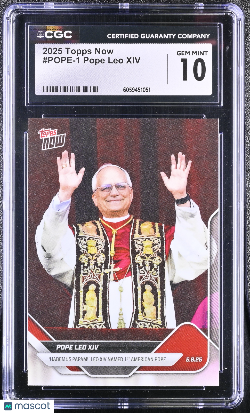 2025 Topps Now #POPE-1 CGC 10