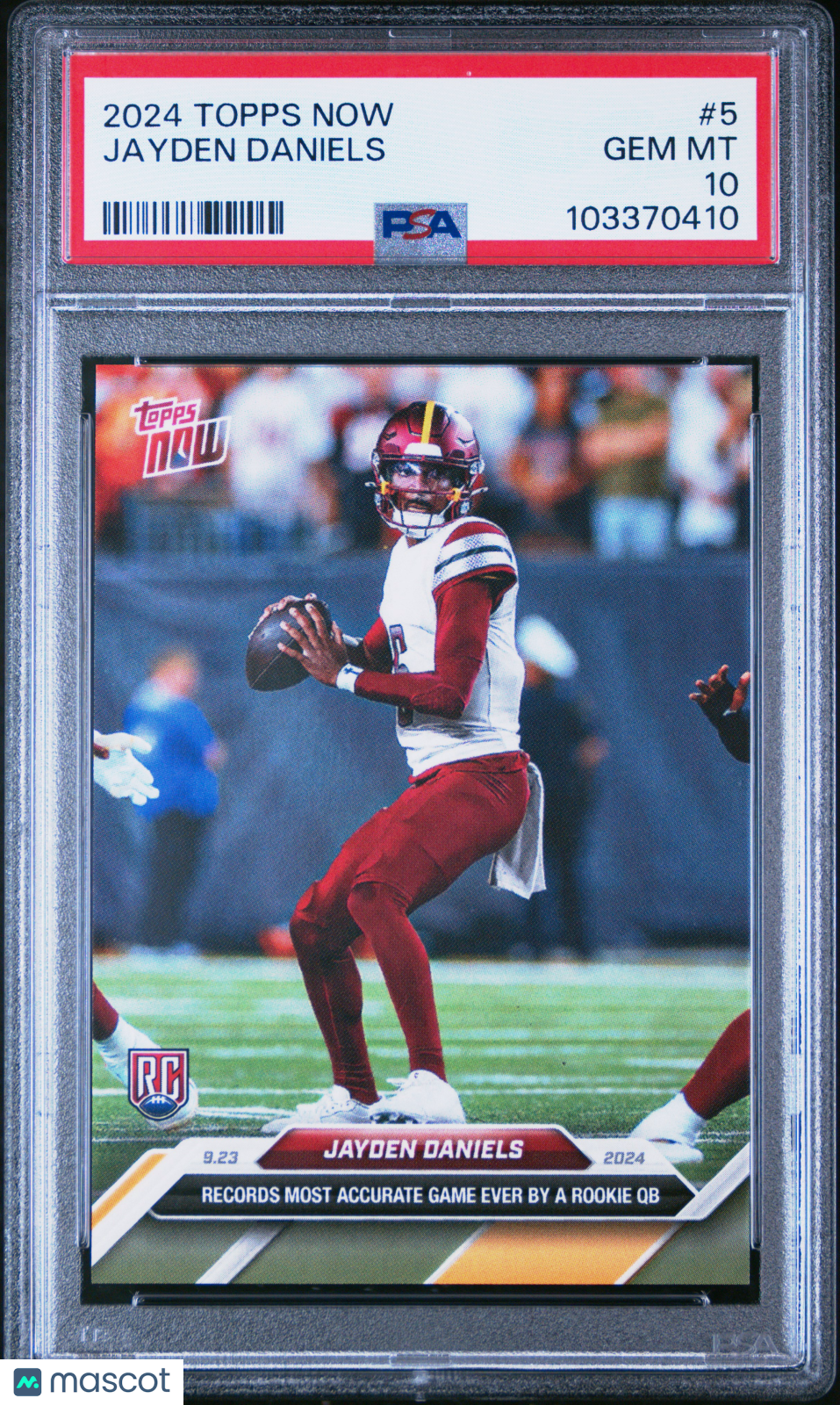 2024 Topps Now Jayden Daniels #5 PSA 10