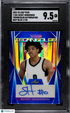 2022 Leaf Vivid Scoot Henderson #T-SH1 Technicolor Autograph Navy Blue SGC 9.5
