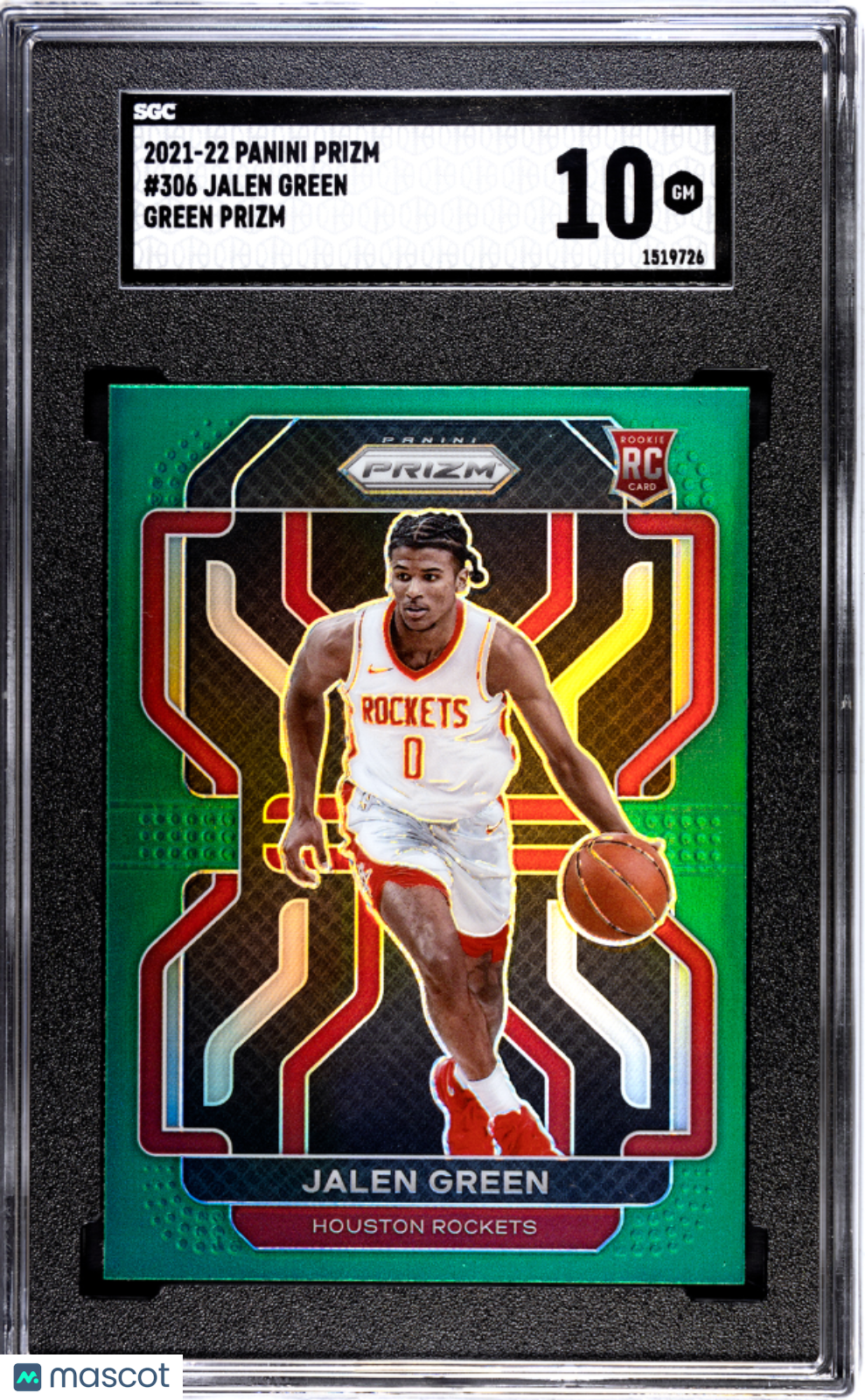 2021 Panini Prizm Jalen Green #306 SGC 10