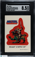1984 Topps Masters Of The Universe He-Man & Battle Cat #19 SGC 8.5