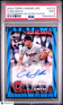 2024 Topps Chrome Update Chrome Baseball Update Series Autographs Cade Smith #ACCS Blue Raywave /150 PSA 9