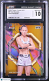 2024 Topps Finest UFC Yan Xiaonan #9 Gold Refractor CGC 10