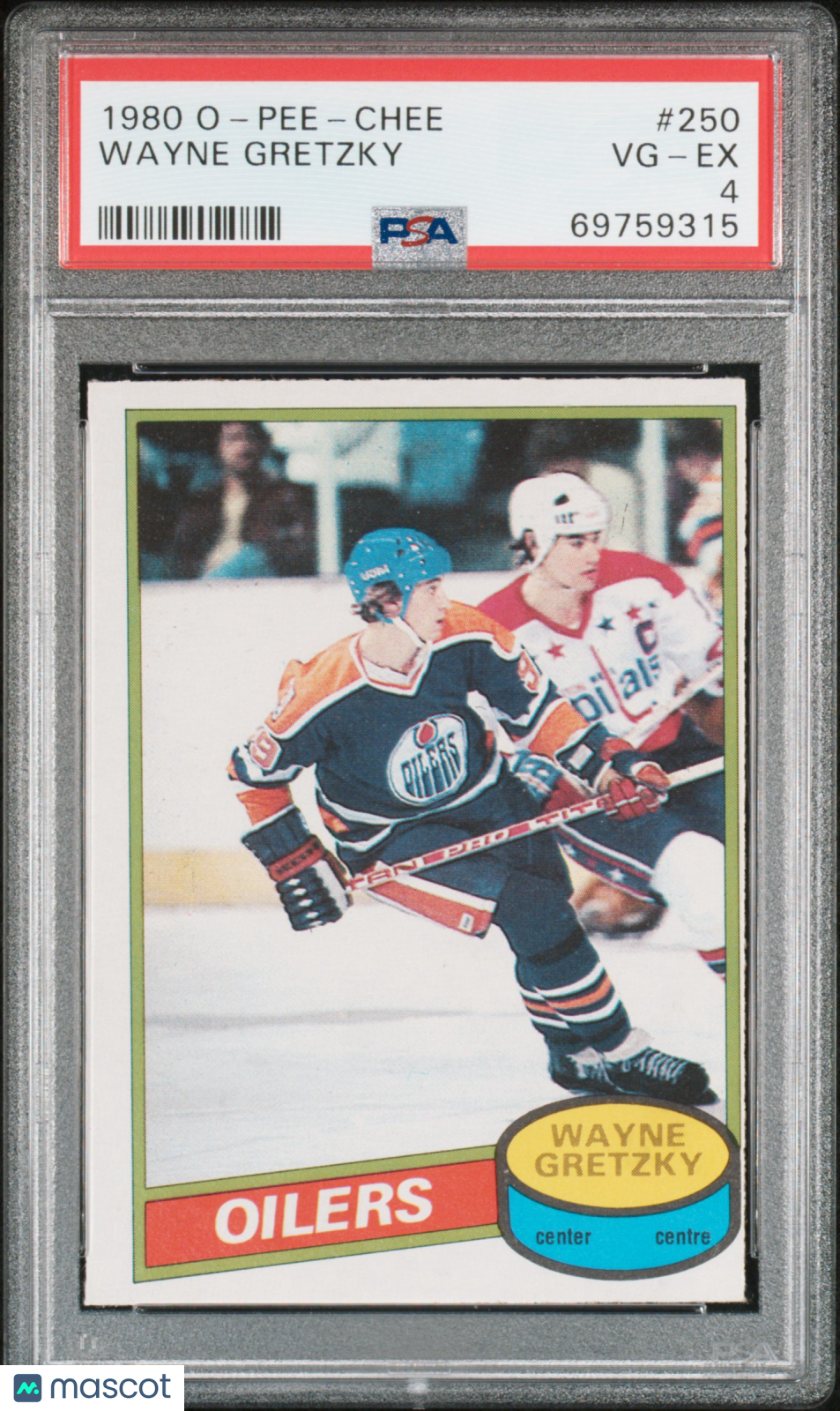 1980 O-Pee-Chee Wayne Gretzky #250 PSA 4