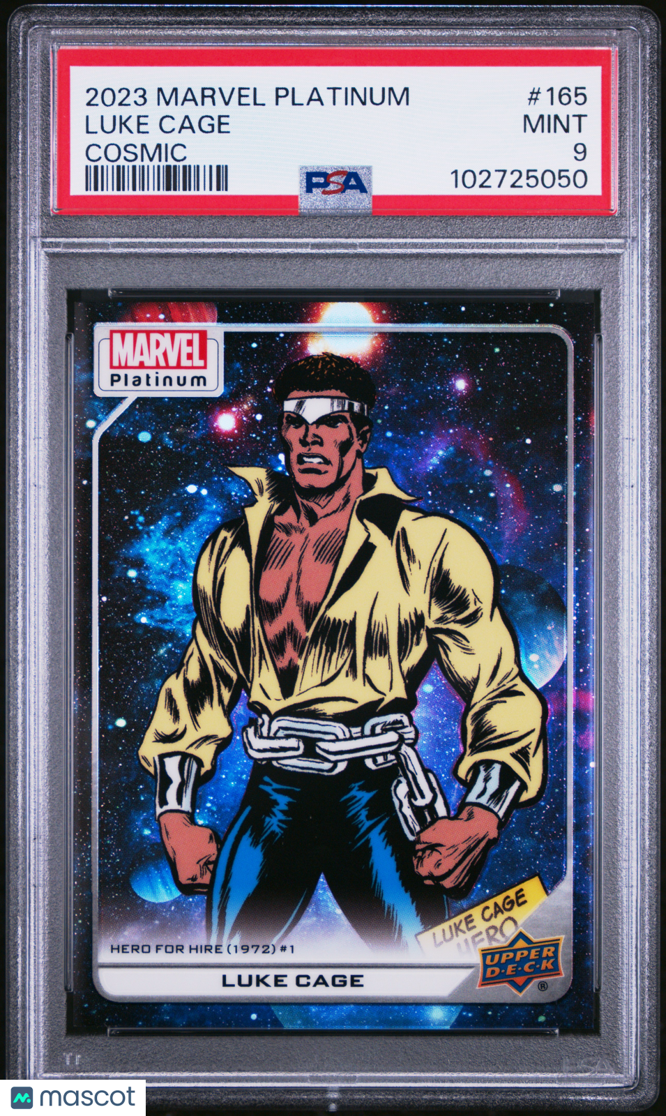 2023 Upper Deck Marvel Platinum Luke Cage #165 PSA 9