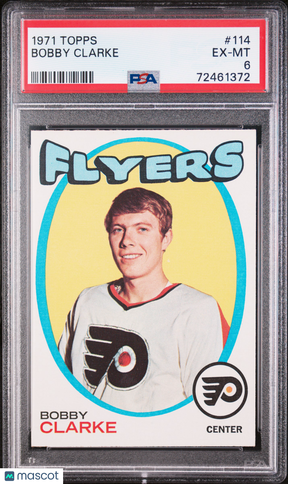 1971 Topps Bobby Clarke #114 PSA 6