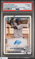 2021 Bowman Chrome Prospect Autographs Kevin Alcantara #CPAKA Refractor /499 PSA 9