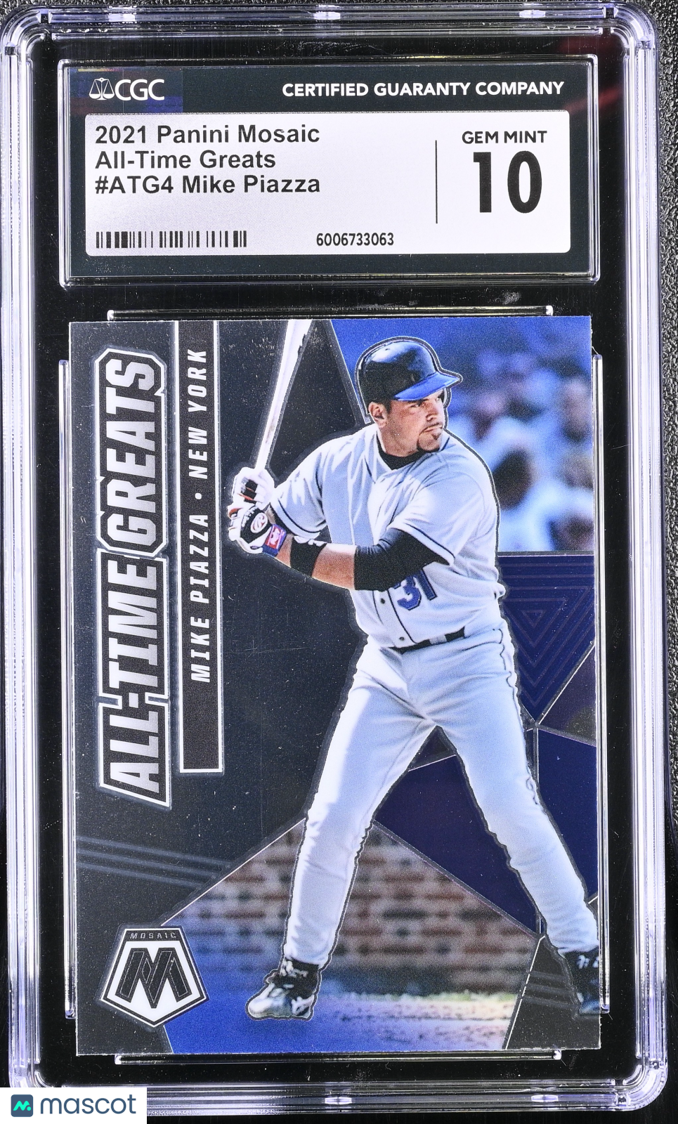 2021 Panini Mosaic Mike Piazza #ATG4 All-Time Greats CGC 10