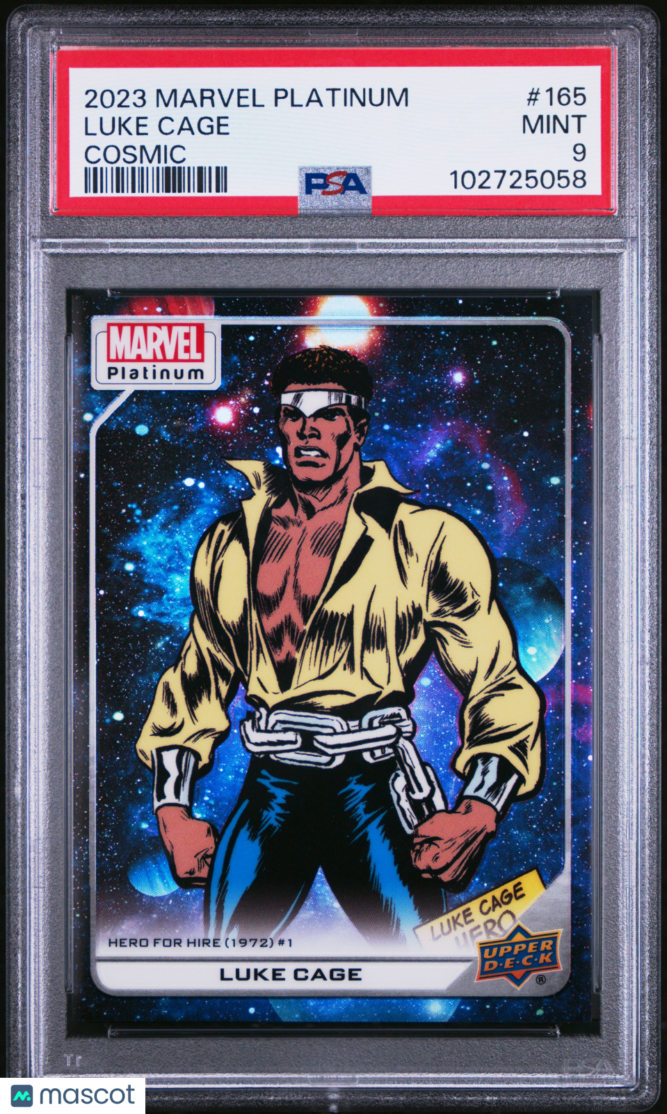2023 Upper Deck Marvel Platinum Luke Cage #165 PSA 9