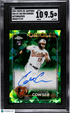 2024 Topps Chrome Sapphire Colton Cowser #CSA-CC Autograph Green SGC 9.5 Auto 10