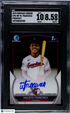 2023 Bowman Chrome Welbyn Francisca #CPA-WF Prospect Autograph SGC 8.5 Auto 10