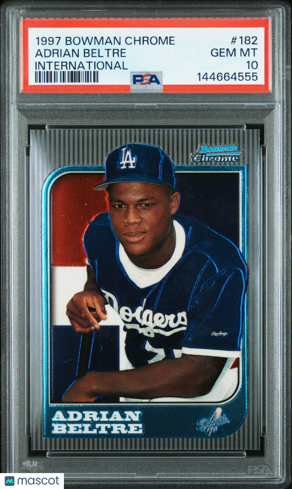 1997 Bowman Chrome International Adrian Beltre #182 PSA 10
